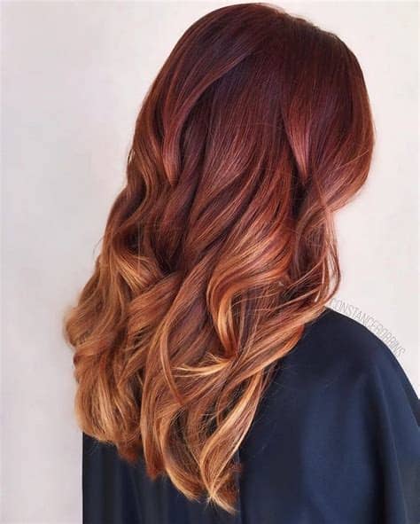 It has a richer and deeper base than the ends, making the outcome seem more natural. Auburn Hair Color For Autumn Hair Color Ideas - Fab Mood ...