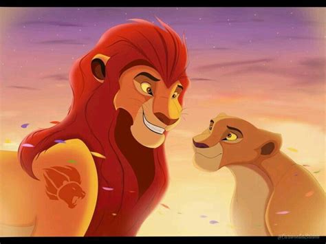 Kiara And Her Brother Kion Lion King Pictures Lion King Drawings