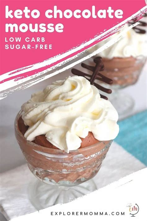 The Best Easy Keto Chocolate Mousse Recipe Keto Chocolate Mousse