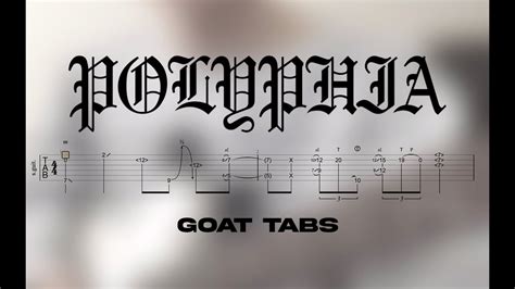 One accurate tab per song. Polyphia Goat Riff Tabs - YouTube