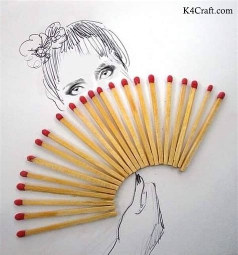 Matchstick Art And Craft Ideas Kids Can Make Kidpid