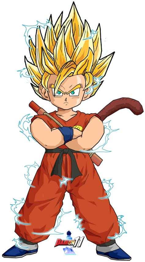 Kid Goku Ssj2 By Dairon11 On Deviantart