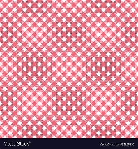 Red Gingham Pattern Royalty Free Vector Image Vectorstock