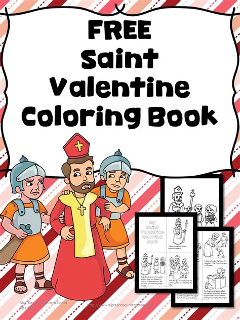 Valentine, st according to tradition, st. Saint Valentine Coloring Page - for preschool/kindergarten