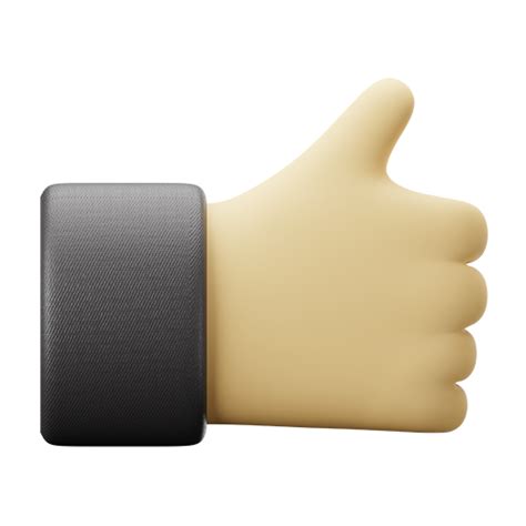 Thumbs Up 3d 3d Illustration Free Download On Iconfinder