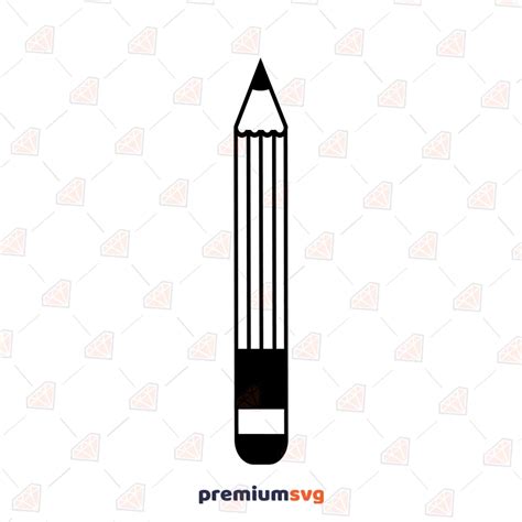 Pencil Svg Vector Pencil Clipart Svg Instant Download Premiumsvg