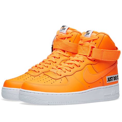 Orange High Top Air Force Ones Airforce Military