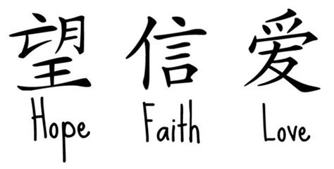 Chinese Symbol For Faith Tumblr