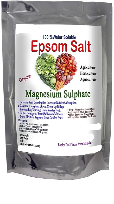 Farmers Choice Magnesium Sulphate Epsom Saltmgso47h2o Magnesium