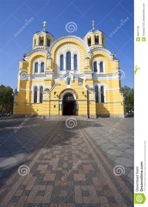 Vladimir S Cathedral In Kiev Stock Photo Image Of National Europe