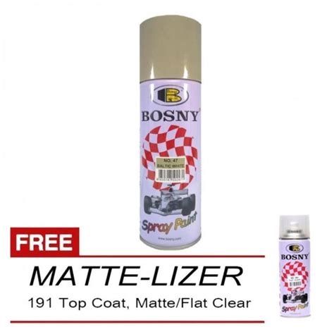 Bosny Spray Paint No 47 Flatmatt Baltic White Ordinary Color With