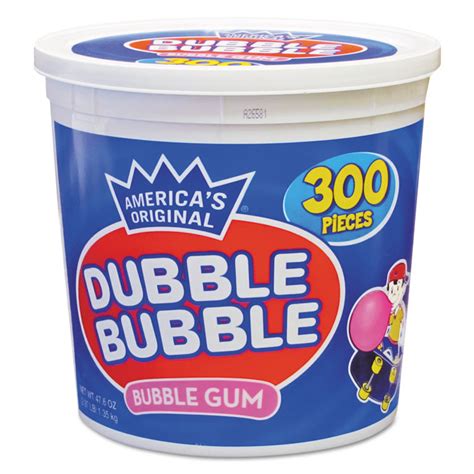 Too16403 Dubble Bubble 16403 Bubble Gum Original Pink 300tub