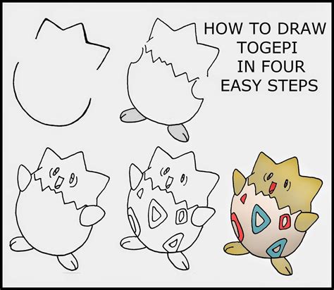 Pokemon Drawing Togepi Howto Draw