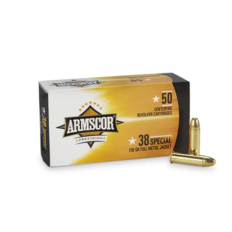 Armscor Usa 38 Special Fmj 158 Grain 50 Rounds 665685 38 Special Ammo At Sportsmans Guide