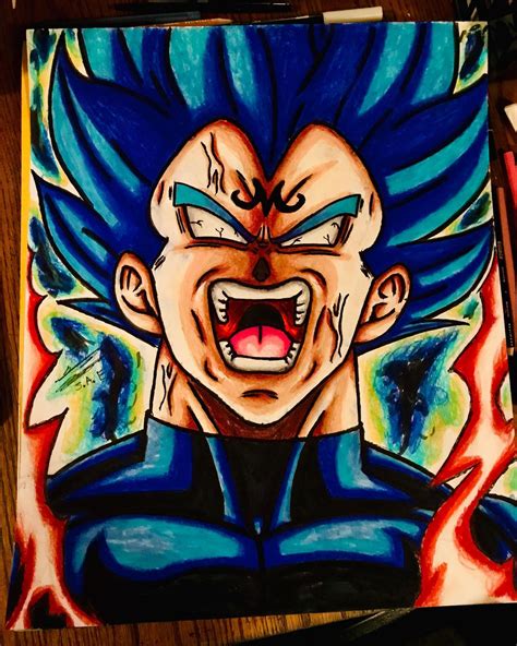 Vegetas Rage Hope You Guys Enjoy My Art Rdbz