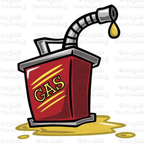 Gas Can Stock Illustration Cartoon Clipart Coghill