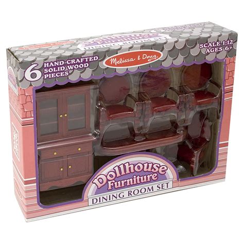 Melissa And Doug Dollhouse Dining Room Furniture Set Buy Online
