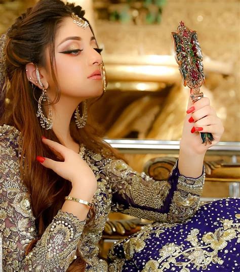 Latest Beautiful Bridal Photoshoot of Actress Alizeh Shah ...