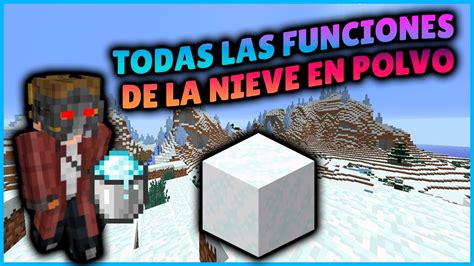 PARA QUE SIRVE La NIEVE EN POLVO En MINECRAFT 1 19 YouTube