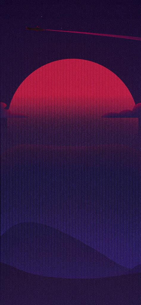 1242x2688 Retro Sunrise Iphone Xs Max Hd 4k Wallpapers Images