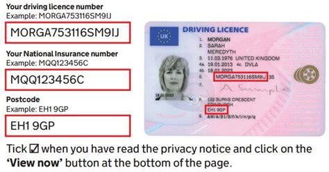 Further conditions of stay and may include holder's national insurance number 14. How to generate your driving licence summary