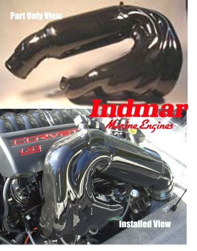 Exhaust Manifold Indmar Etxcat 60l With Catalyst Stbd Side