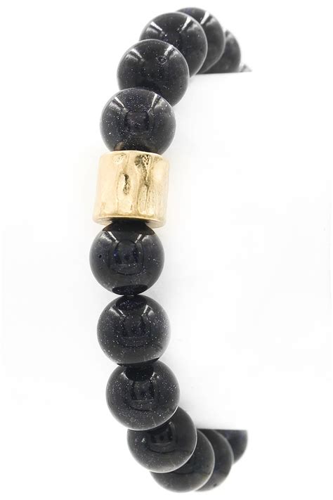 Semi Precious Stone Stretch Bracelet Bracelets