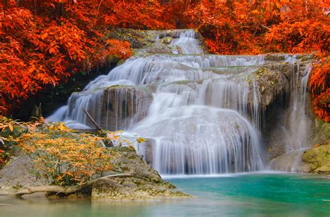 Fall Waterfall Wallpapers Top Free Fall Waterfall Backgrounds
