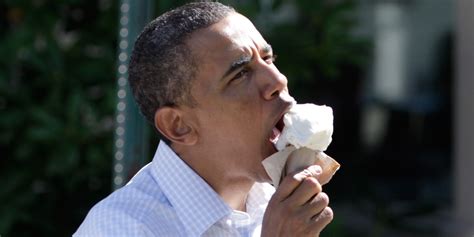 Things Obama Can Teach Us About Eating Ice Cream PHOTOS HuffPost