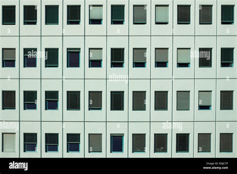 Rows Of Windows Facade Of An Office Building Stock Photo Alamy