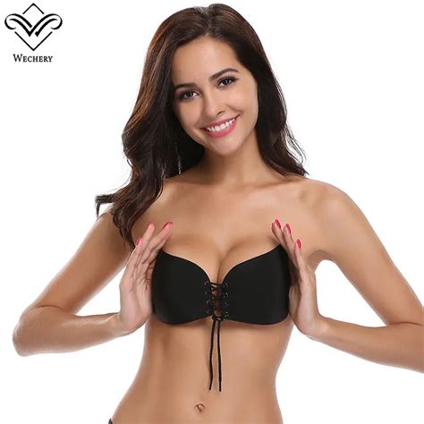 Strapless Bra Bralette Silicone Bras Backless Invisible Bras Adhesive Brassiere Sexy Stealth