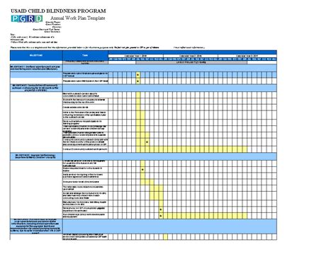 Annual Work Plan Excel How To Create An Annual Work Plan Excel