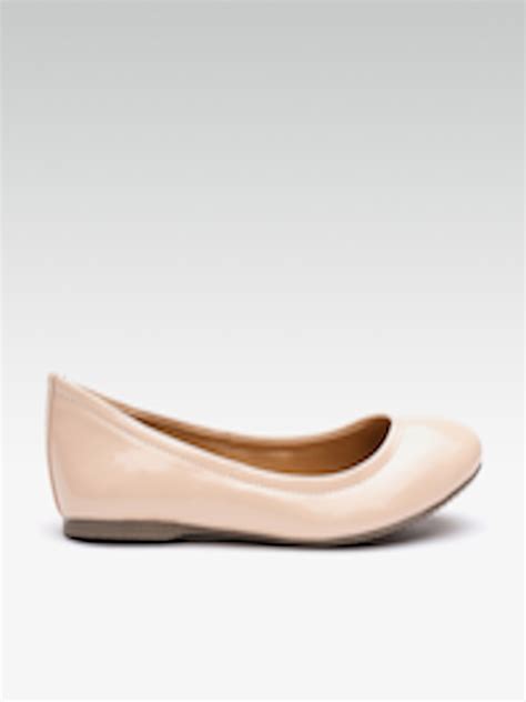 Buy Steve Madden Women Beige Solid Ballerinas Flats For Women 8714021