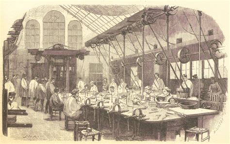 Christofle Silversmiths Workshop Old Book Illustrations