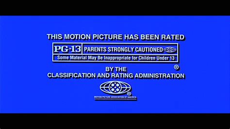 Image Mpaa Pg 13 Rating Screen 1994png Logopedia Fandom