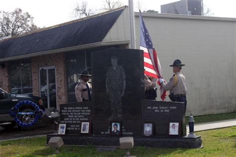 Hardy Memorial In Abbeville Honors Fallen Officers Eunice News