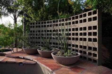 Outdoor Cinder Block Wall Design Ideas ~ Cinder Block Garden Wall Ideas