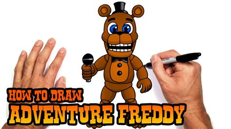 How To Draw Adventure Nightmare Freddy Fnaf World Fna