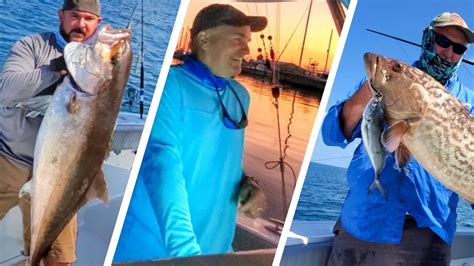 Offshore Fishing For Amberjack On A Freeman 34 Vh Youtube