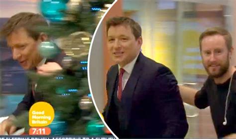 Watch Ben Shephard Evacuated Out Of Good Morning Britain Studio Tv Radio Showbiz Tv