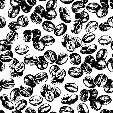 Coffee Beans Pattern Coffee Logo Coffee Art Coffee Shop Pattern