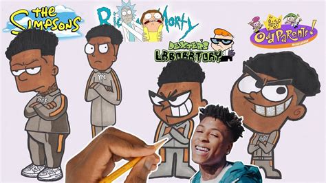 Nba Youngboy Cartoon Drawing Posted By Samantha Thompson