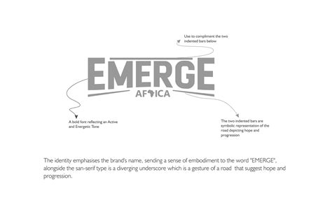 Emerge Africa Branding On Behance Symbolic Representation Brand Names