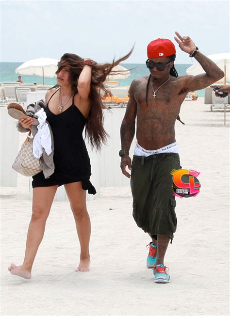 Thaworldweezy Pictures Lil Wayne Spotted On The Beach With Mystery Woman