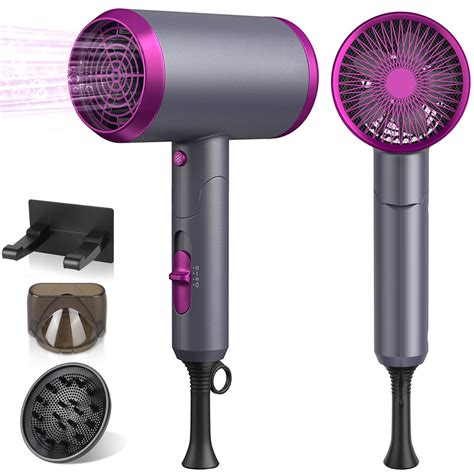 Ionic Hair Dryer Professional 1800w Ion Compact Blow Dryer Foldable