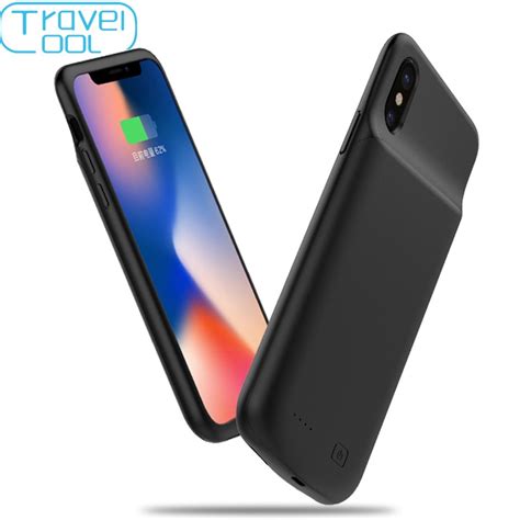 Travelcool 4000mah Soft Silicone Case For Iphone X Xs Charging Case