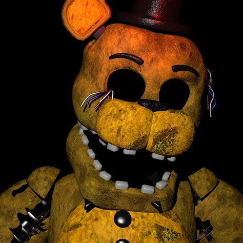 Withered Golden Freddy From Five Nights At Freddys Made By Me Fnaf My