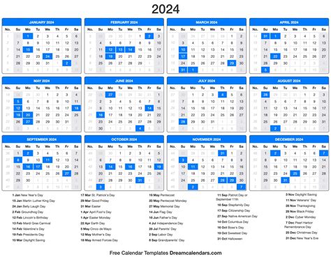 2024 Calendar Calendar Quickly 2024 Calendar Templates And Images