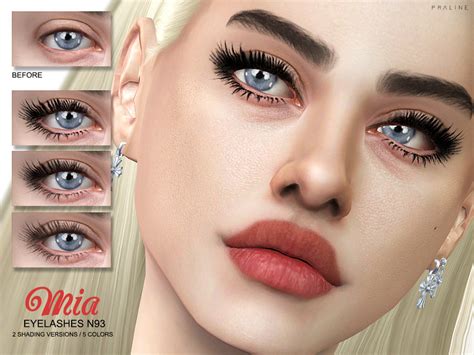 The Sims Resource Mia Eyelashes N93