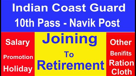 Indian Coast Guard Joining To Retirement Salary Promotiondarank